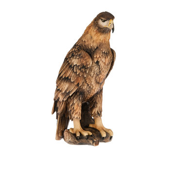 Pavone - piume aperte, Animali, vendita scultura in legno, 8.7 cm