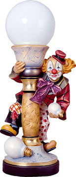 Clown Vagabund Mit Koffer Holzfigurenshop Groden