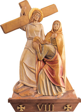 VIII Jesus meets the women of Jerusalem LE30001-8 (5,91", color)