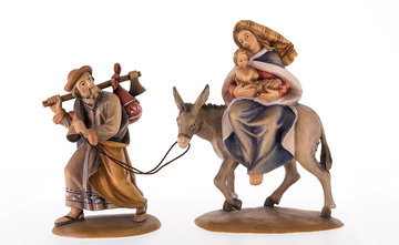 Die Flucht nach Aegypten LE10150-46 (12 cm, lasiert)