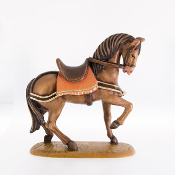 Horse with the right leg lift up LE24044 (3,94", color)