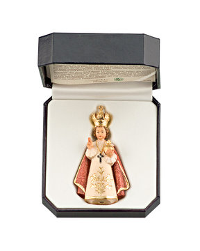 Infant Jesus of Prague with case LE10058-A (2,76", color)